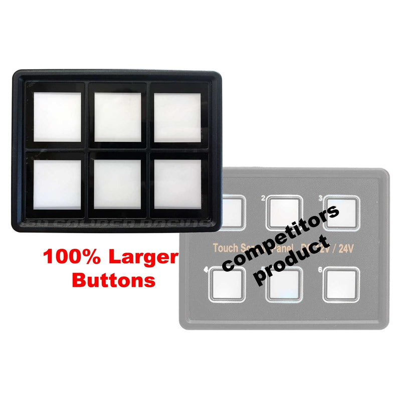 Load image into Gallery viewer, Slim Mount 6 Switch Touch Panel
