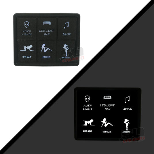 Slim Mount 6 Switch Touch Panel