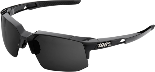 100% Speedcoupe Sunglasses - Black - Gray Polarized 61031-001-47