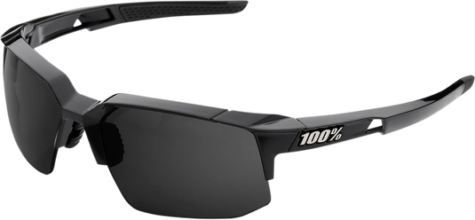 100% Speedcoupe Sunglasses - Black - Gray Polarized 61031-001-47
