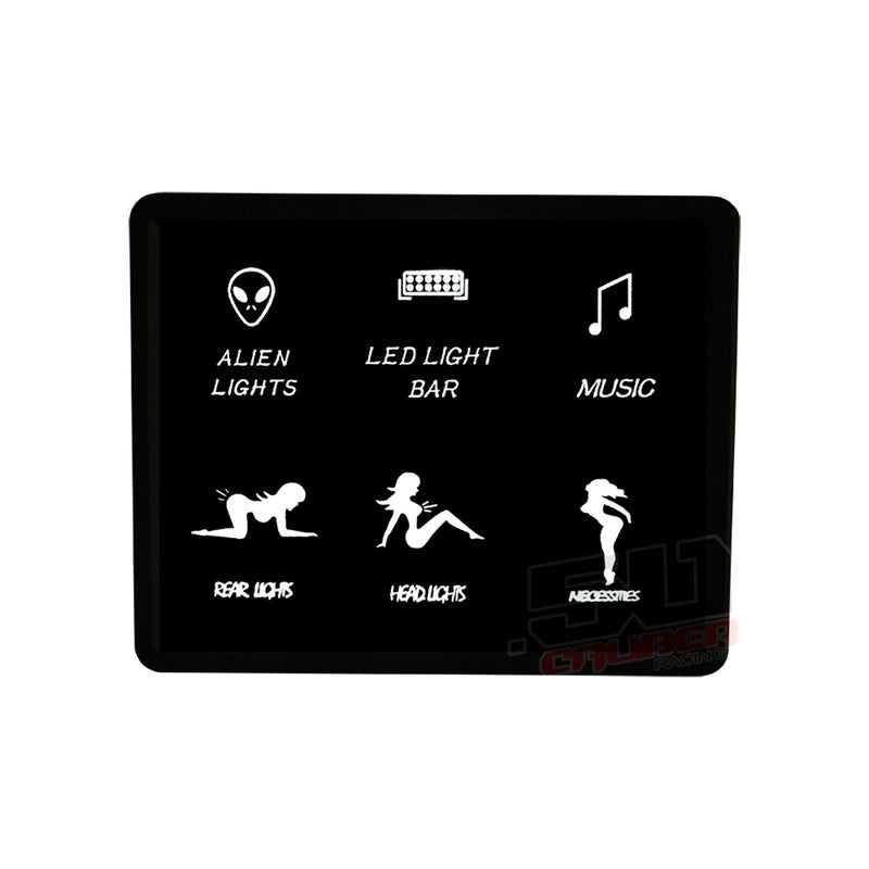 Load image into Gallery viewer, Slim Mount 6 Switch Touch Panel
