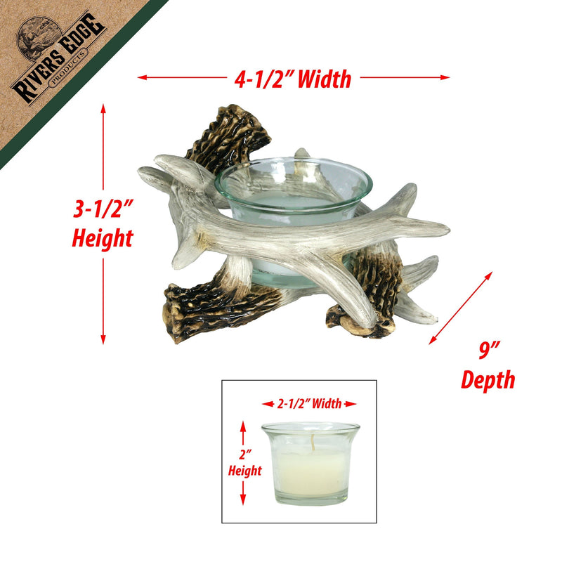 Load image into Gallery viewer, Candle Holder-Deer Antler
