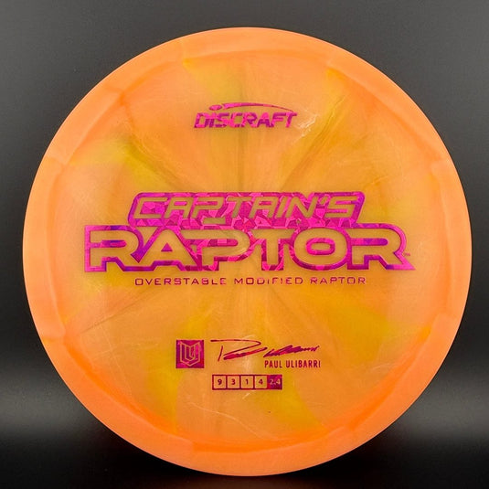 Special Z Blend Captain's Raptor - Paul Ulibarri 2025 Signature Series