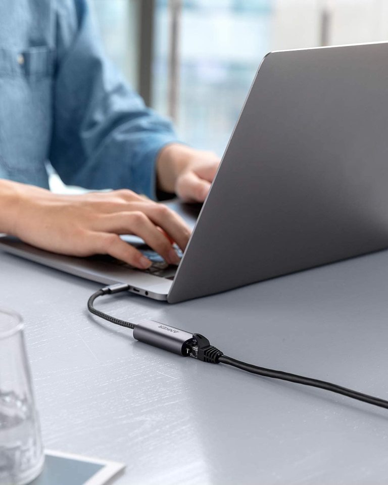 Load image into Gallery viewer, Anker <b>PowerExpand</b> USB-C to Gigabit Ethernet Adapter
