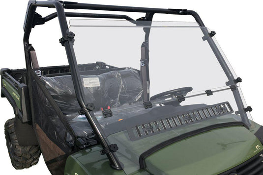 Spike John Deere Gator 625/825 Hinged HC Windshield With Sliding Vent