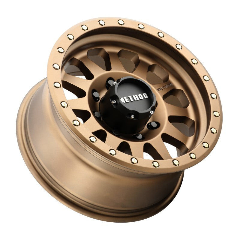 Load image into Gallery viewer, Method MR304 Double Standard 17x8.5 0mm Offset 8x6.5 130.81mm CB Method Bronze Wheel

