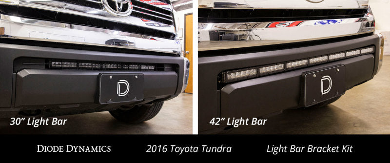 Load image into Gallery viewer, Diode Dynamics 14-21 Toyota Tundra SS30 Stealth Lightbar Kit - Amber Driving

