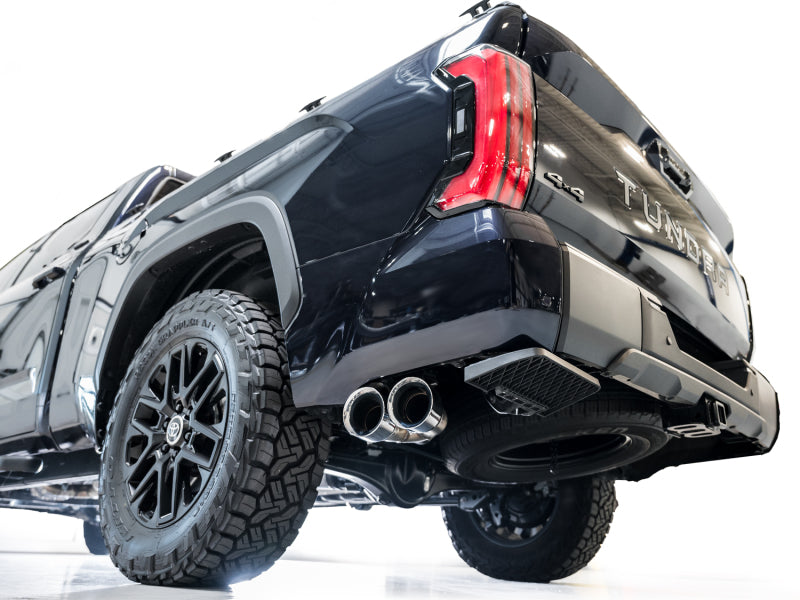 Load image into Gallery viewer, AWE 0FG Exhaust for 3rd Gen Toyota Tundra - Dual Chrome Silver Tips
