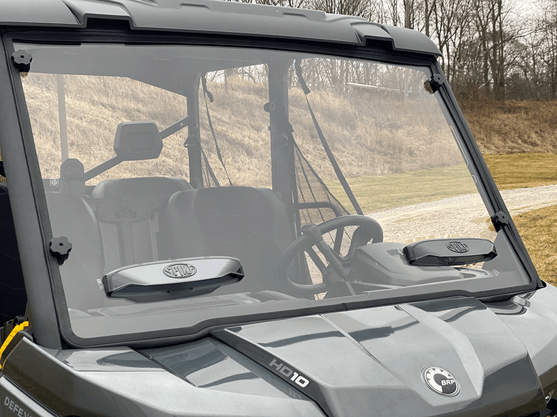 Load image into Gallery viewer, Spike Can-Am Defender Comfort Flow Venting Windshield W/Hard Coat
