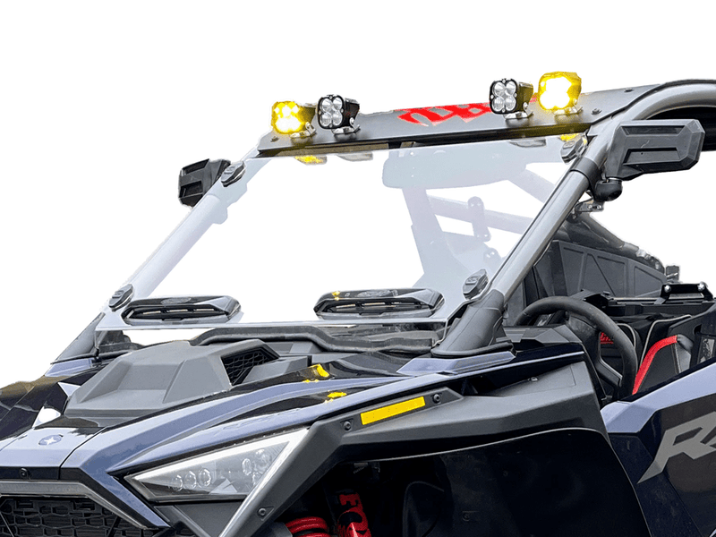 Load image into Gallery viewer, Spike POLARIS PRO-R Dual Vented Front Windshield-HC
