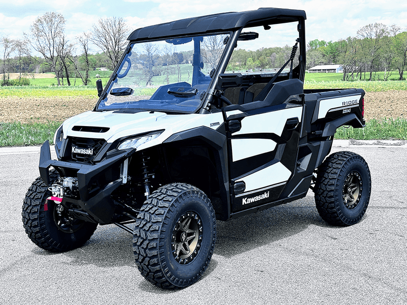 Load image into Gallery viewer, Spike Kawasaki Ridge Full Windshield With Comfort Flow Vents
