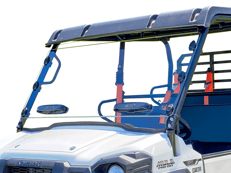 Load image into Gallery viewer, Spike Kawasaki Mule Pro-FXR Full Scratch Resistant  Windshield W/Dual Vents
