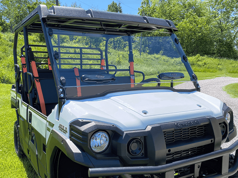 Load image into Gallery viewer, Spike Kawasaki Mule Pro-FXR Full Scratch Resistant  Windshield W/Dual Vents
