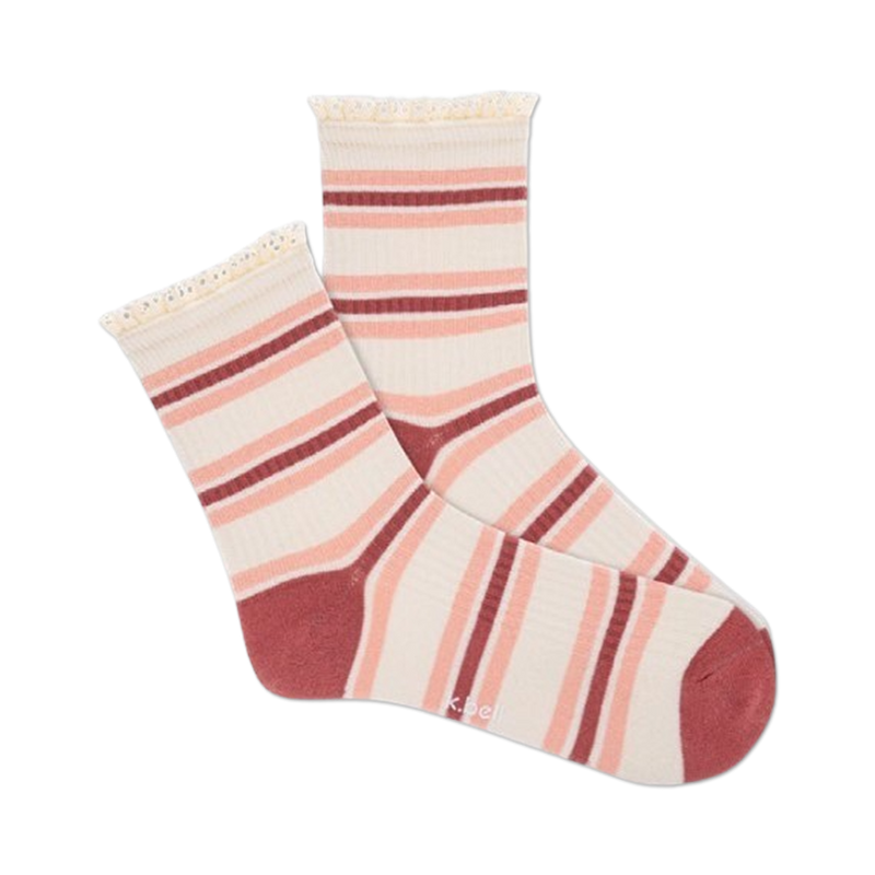 Load image into Gallery viewer, Crochet Lace Ribbed Quarter
