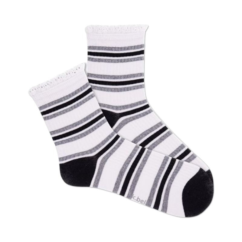 Load image into Gallery viewer, Crochet Lace Ribbed Quarter
