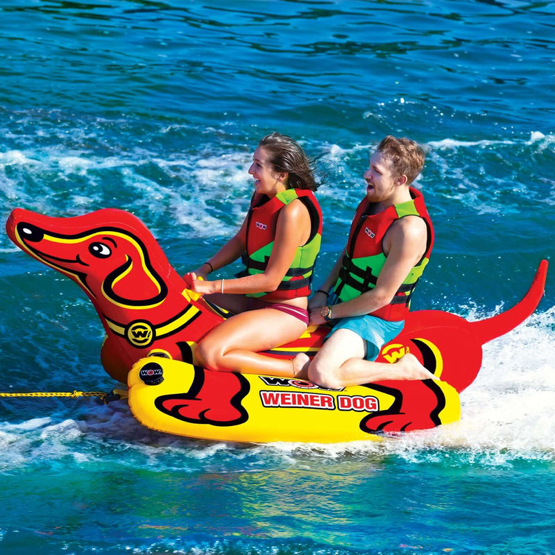 Load image into Gallery viewer, WOW Sports Weiner Dog 2 Towable (19-1000)
