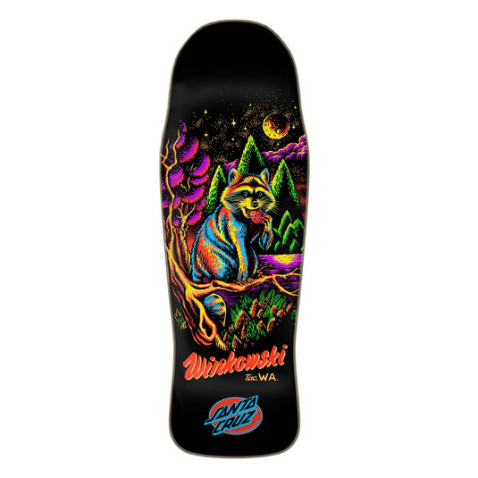 Santa Cruz Winkowski Trash Panda Shaped Skateboard Deck - 10.34″