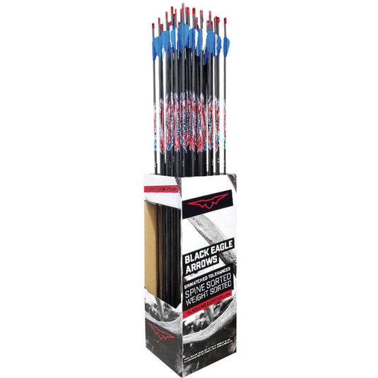 Black Eagle Intrepid Youth Arrows 600 Spine 36 pk.