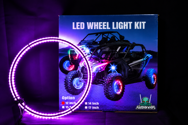 Load image into Gallery viewer, Apollo RGB Wheel Lights Kit - Set of 4 (Harness Included)
