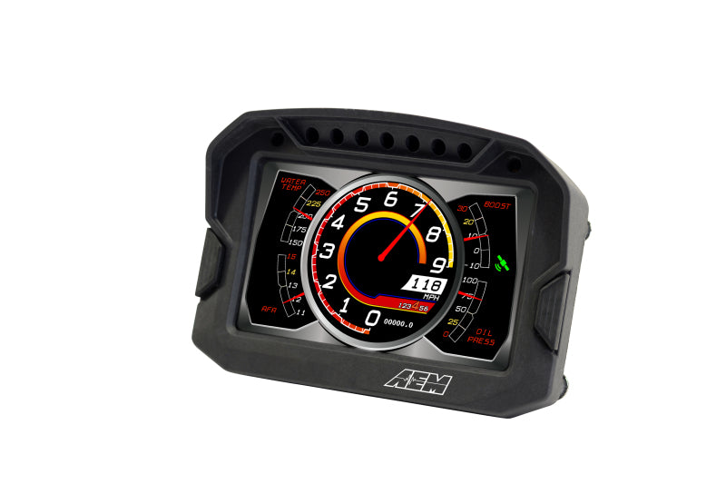 Load image into Gallery viewer, AEM CD-5LG Carbon Logging Digital Dash Display w/ Internal 10Hz GPS &amp; Antenna 30-5603
