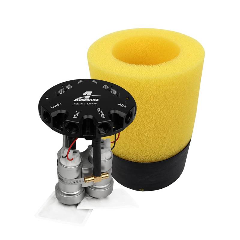 Load image into Gallery viewer, Aeromotive Phantom 450 Dual Stealth 340 Fuel Pumps 6-10in Depth 18365
