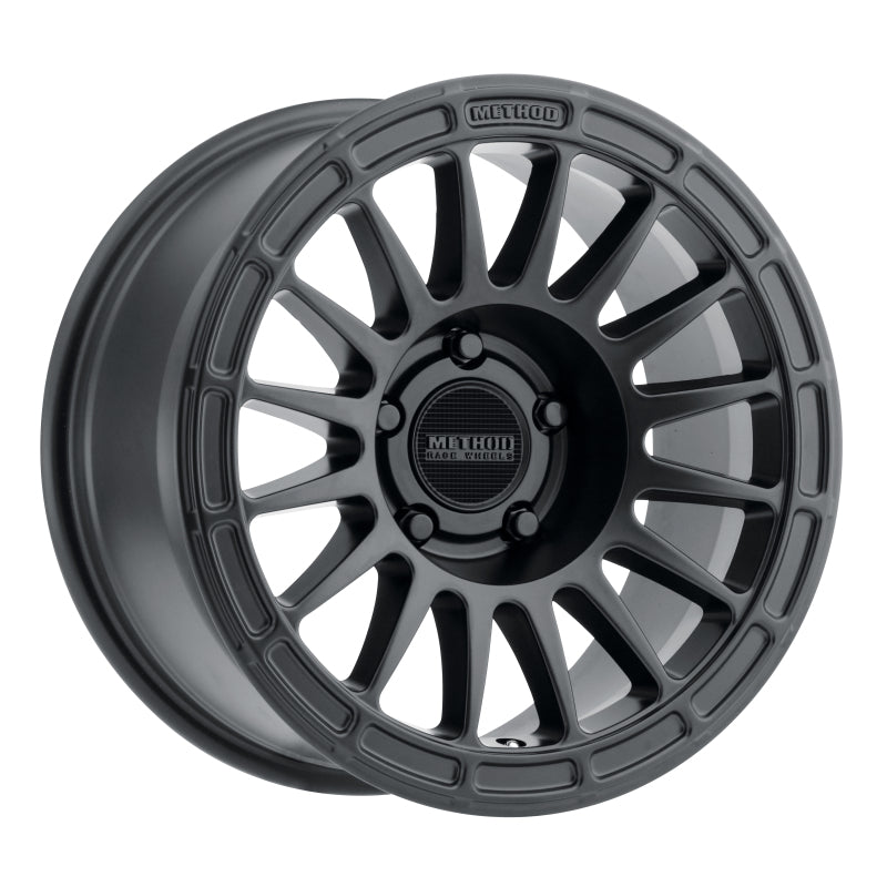 Load image into Gallery viewer, Method MR314 17x8.5 0mm Offset 5x5 71.5mm CB Matte Black Wheel
