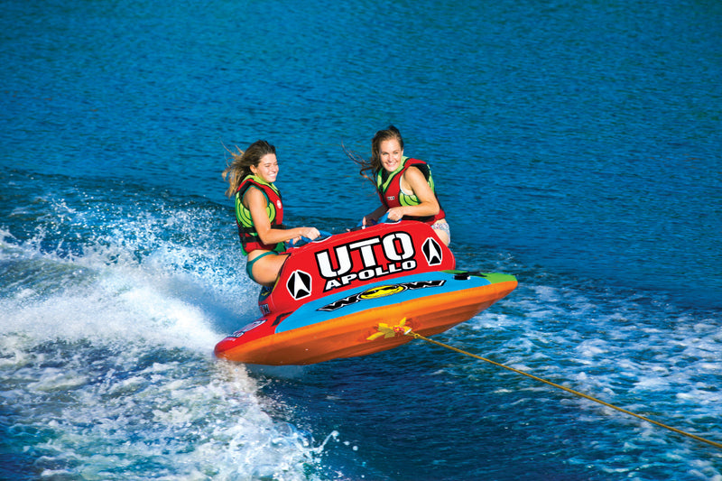Load image into Gallery viewer, WOW Sports Uto Apollo 2 Person Towable Water Tube For Pool and Lake (18-1090 )
