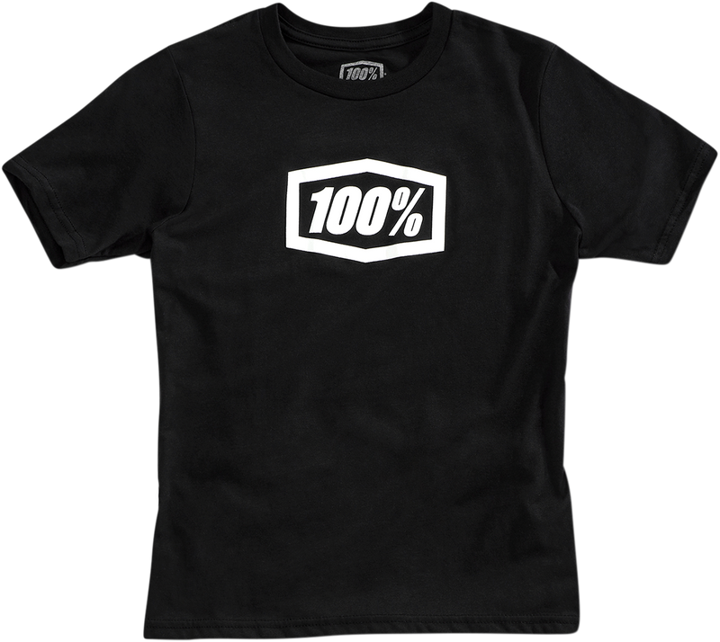 Load image into Gallery viewer, 100% Youth Icon T-Shirt - Black - Small 20001-00004
