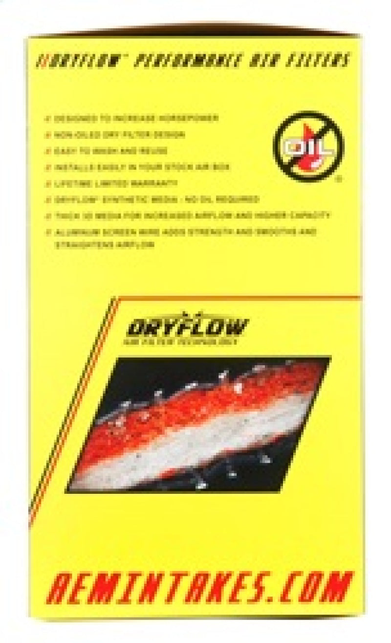 Load image into Gallery viewer, AEM Induction AEM DryFlow Air Filter AIR FILTER KIT 3.25in X 7in DRYFLOW 21-2113DK
