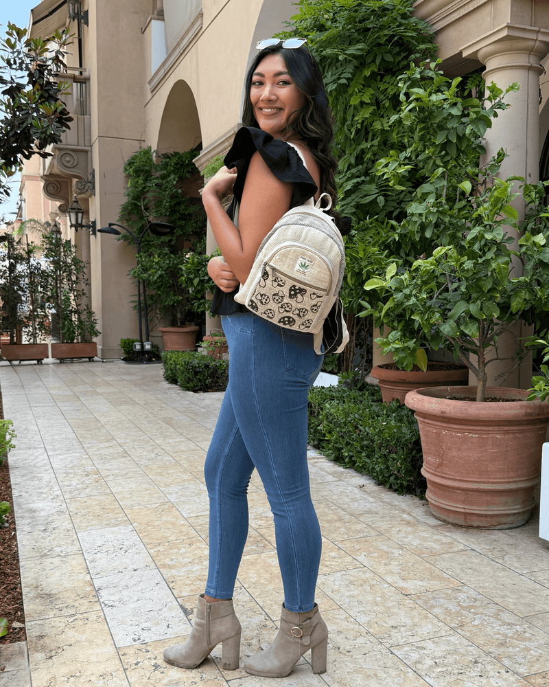 Load image into Gallery viewer, Kathmandu Collection Mini Hemp Mushroom Backpack
