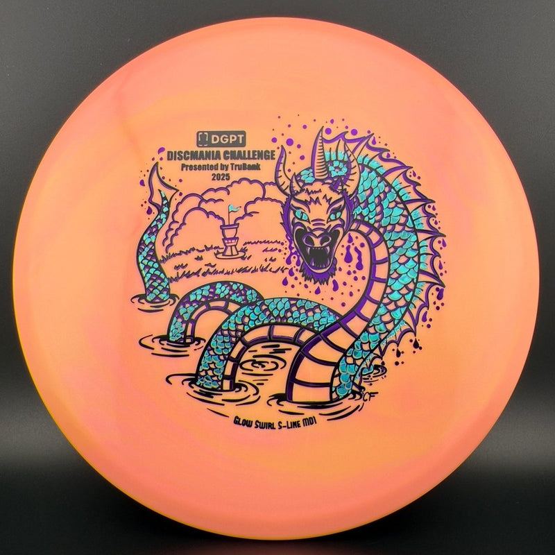 Load image into Gallery viewer, Glow Swirl S-Line MD1 - Discmania Challenge
