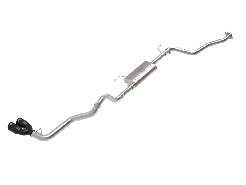 Load image into Gallery viewer, aFe 2024 Toyota Tacoma L4 2.4L Vulcan Series 2.5-3in 304 SS Steel Cat-Back Exhaust w/Black Tips
