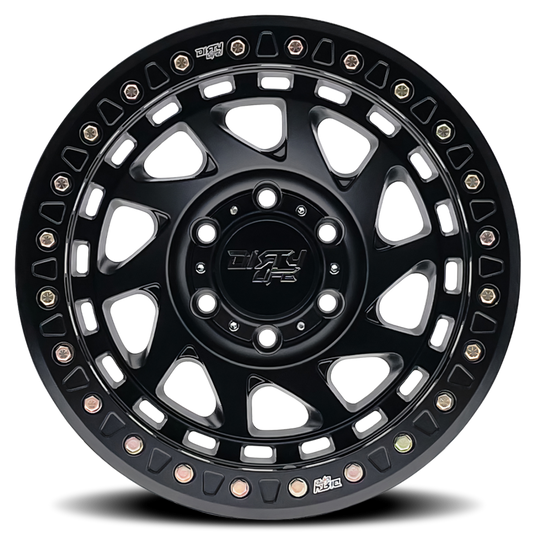 Dirty Life 9313 Enigma Race 17x9 / 8x170 BP / -12mm Offset / 125.2mm Hub Matte Black Wheel