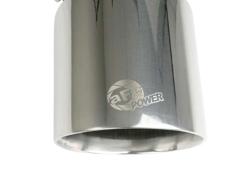 Load image into Gallery viewer, aFe MACH Force-Xp 2-1/2in 304 SS Clamp-On Exhaust Tip 2.5in In / 4.5in Out / 7in.L - Polished
