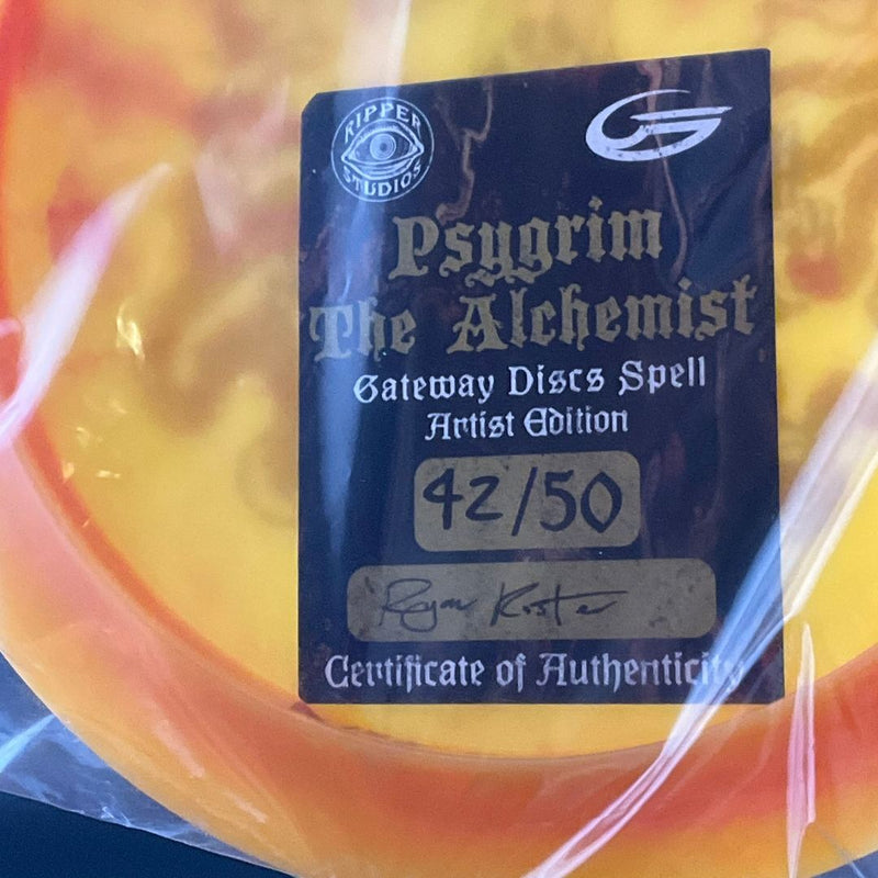 Load image into Gallery viewer, Prototype Platinum Spell - Ripper Studios "Psygrim The Alchemist" #42/50
