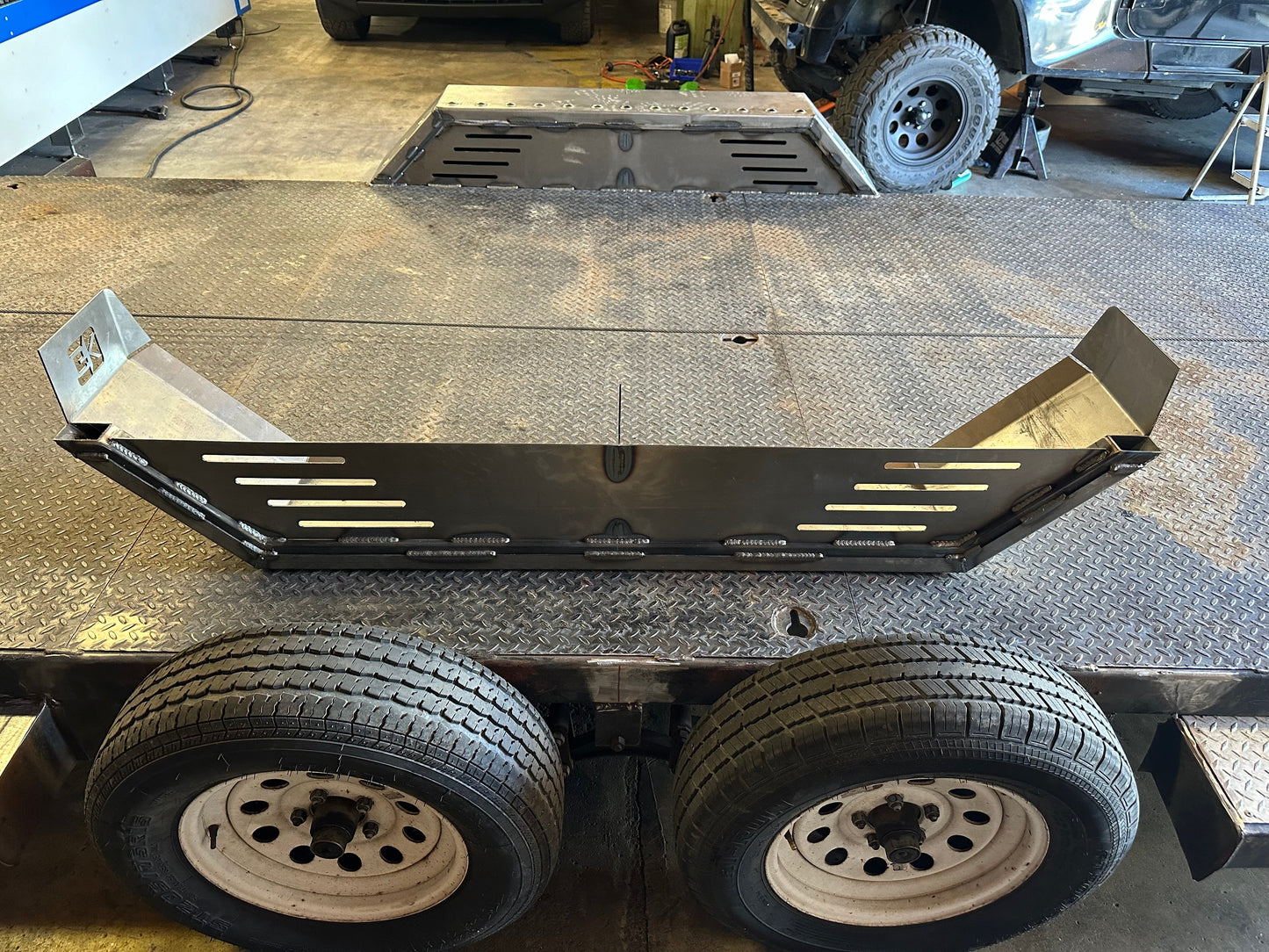 Heavy Duty Weld on DIY Drive Over Trailer Fender Kit Bare Steel - Pair - Skoutley Outdoors LLC