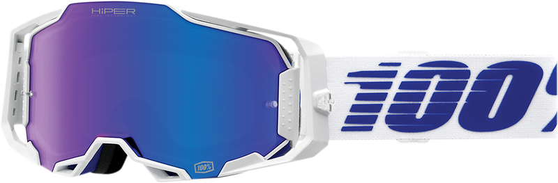 Load image into Gallery viewer, 100% Armega Goggles - Izi - HiPER Blue Mirror 50003-00004
