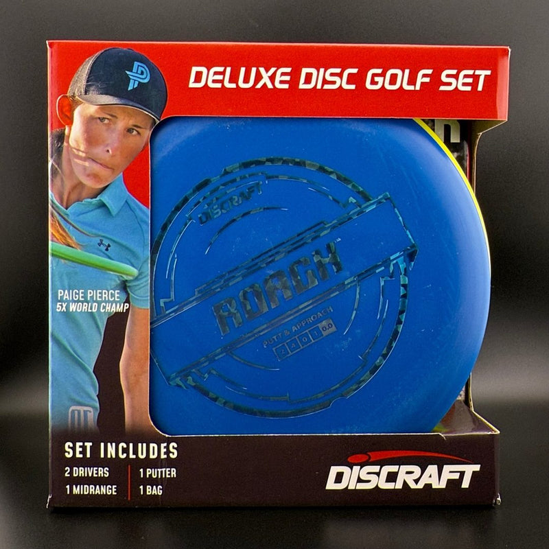 Load image into Gallery viewer, Deluxe Disc Golf Set - 4 Discs &amp; Bag

