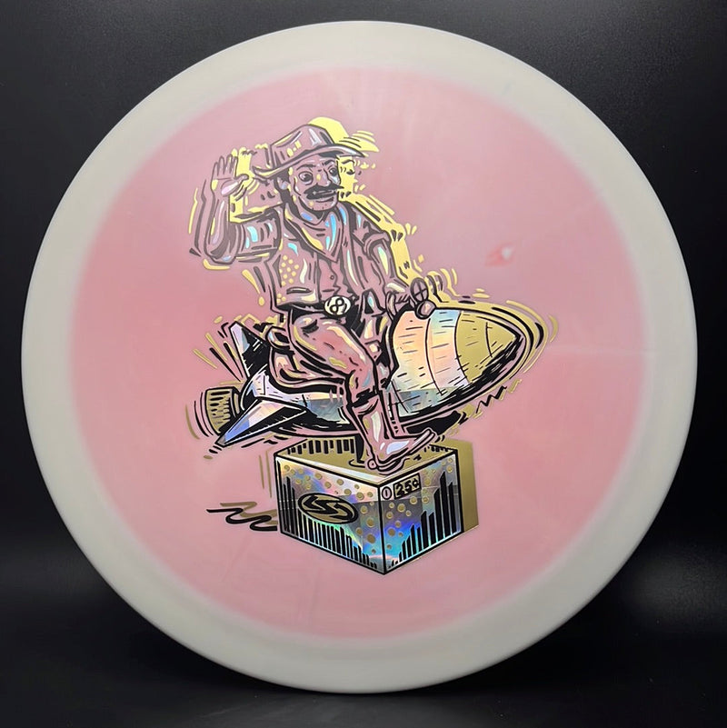 Load image into Gallery viewer, Alpha Lariat - "Ride Em Rocket Cowboy" Triple Foil
