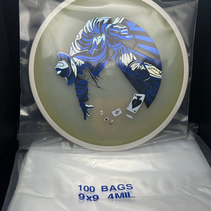 Load image into Gallery viewer, Clear Disc Storage Bags - 4 mil 9x9 100ct
