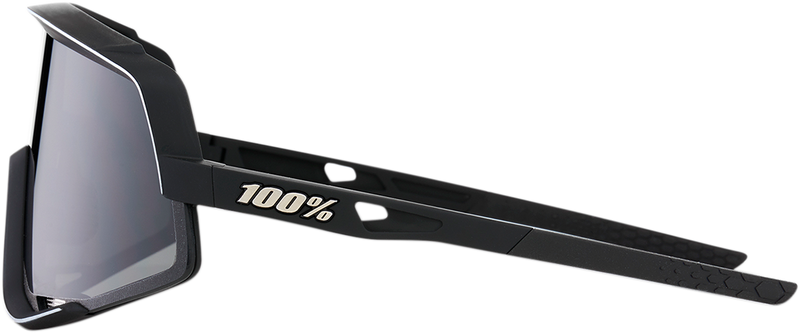 Load image into Gallery viewer, 100% Glendale Sunglasses - Black - Smoke 60011-00000
