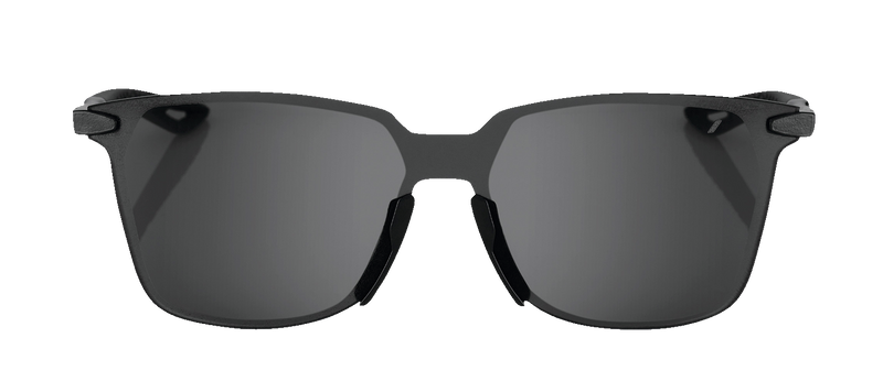 Load image into Gallery viewer, 100% Legere Sunglasses - Square - Polished Black - Smoke 60020-00000
