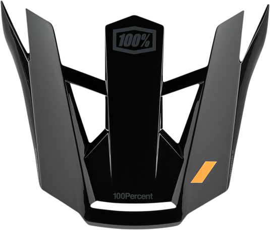 100% Aircraft 2 Visor - Black 89012-00001