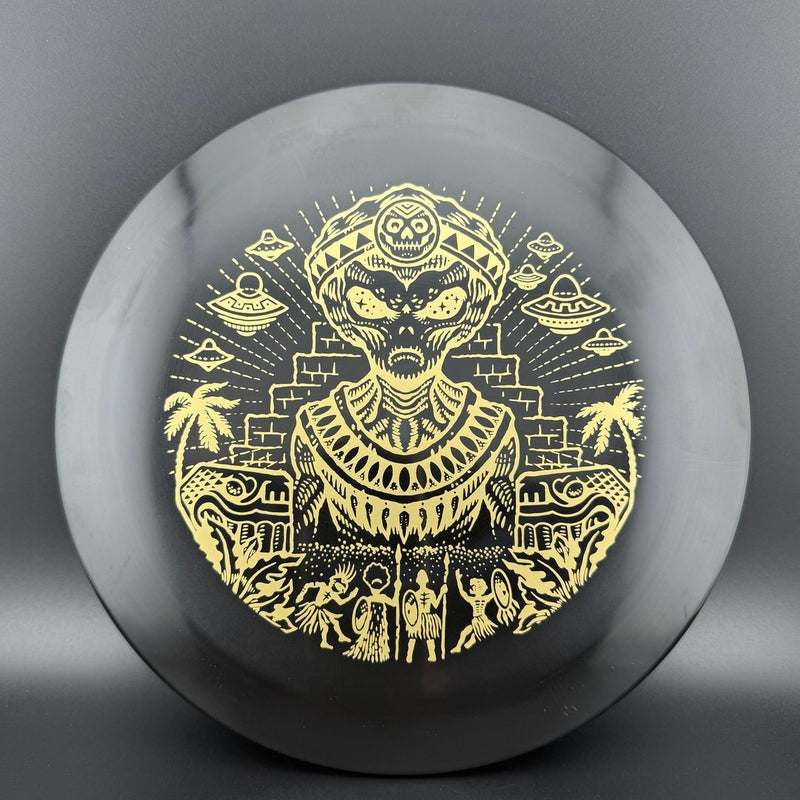 Load image into Gallery viewer, S-Blend Scepter - Gold "Alien Aztec"

