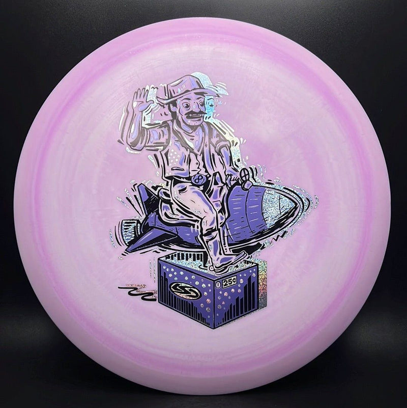 Load image into Gallery viewer, Bravo Mockingbird - "Ride Em Rocket Cowboy" Triple Foil
