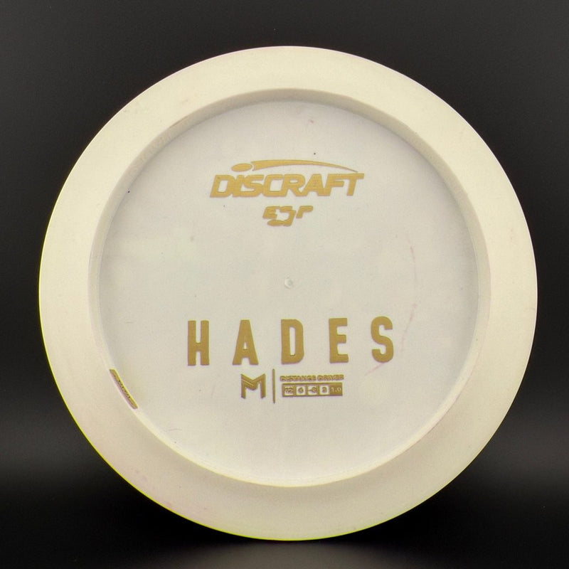Load image into Gallery viewer, White ESP Hades - Greazy Dyed - Bottom Stamp
