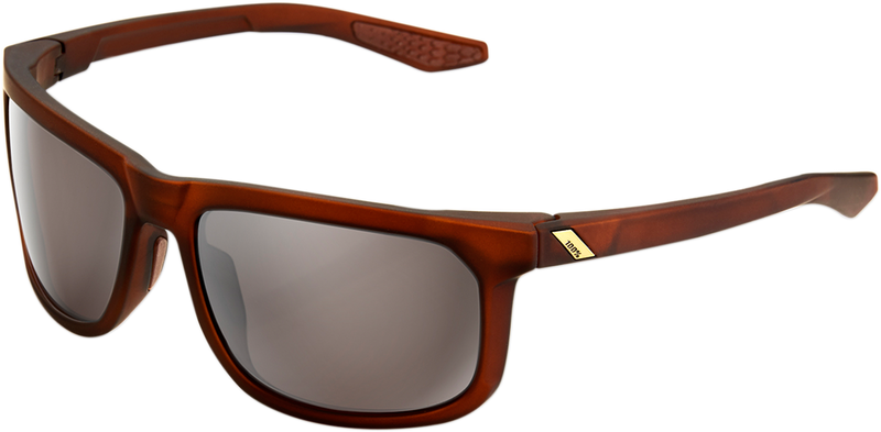 Load image into Gallery viewer, 100% Hakan Sunglasses - Rootbeer - Silver Mirror 61036-139-75
