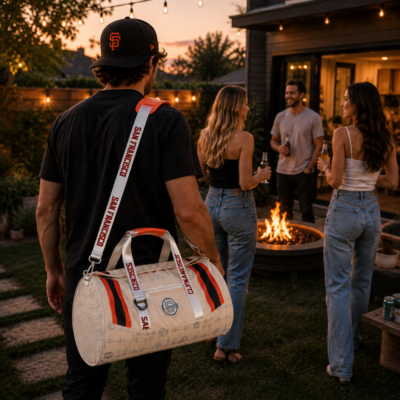 Load image into Gallery viewer, San Francisco Baseball Duffel Cooler
