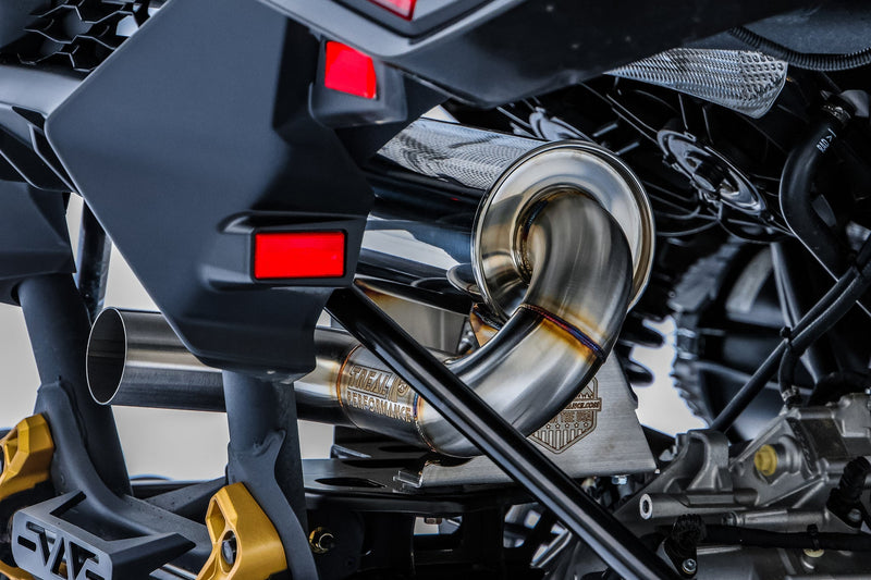 Load image into Gallery viewer, Treal Performance 2024–2025 Can-Am Maverick R "Outlaw" Exhaust
