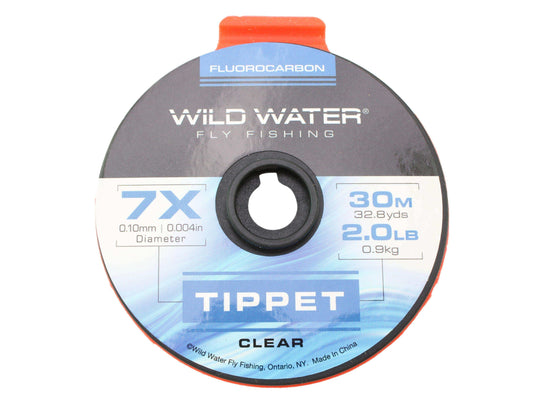 7X Fluorocarbon Tippet Spool, 30m | Wild Water Fly Fishing - Skoutley Outdoors LLC